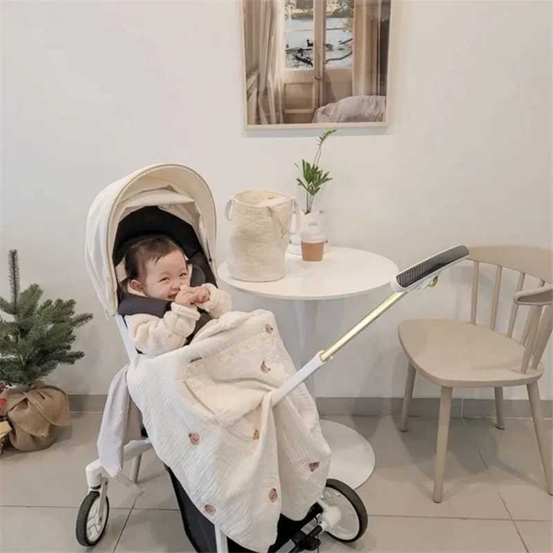 Baby Bear Swaddle Wrap Summer Windproof Multifunctional Baby Blanket Soft Cotton Cloak Cape Hooded Bath Towel Stroller Blanket y250610UWBZ