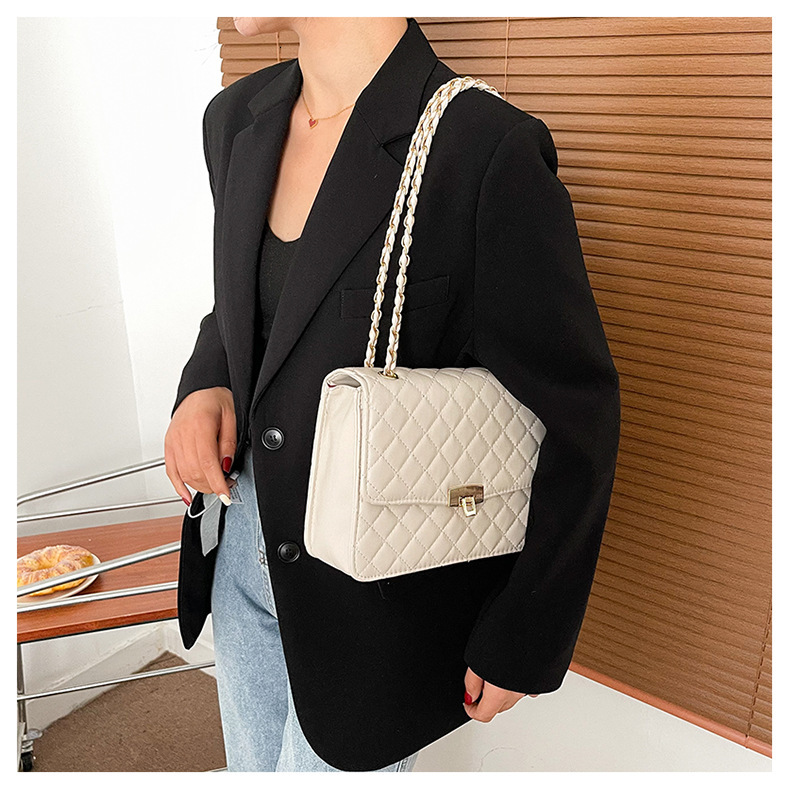Free Shipping New Designer Bag For 2025 Women's Luxury Wallet Bag Crossbody Retro Trend Quilted Chain Handbag Fashion Shoulder Bag