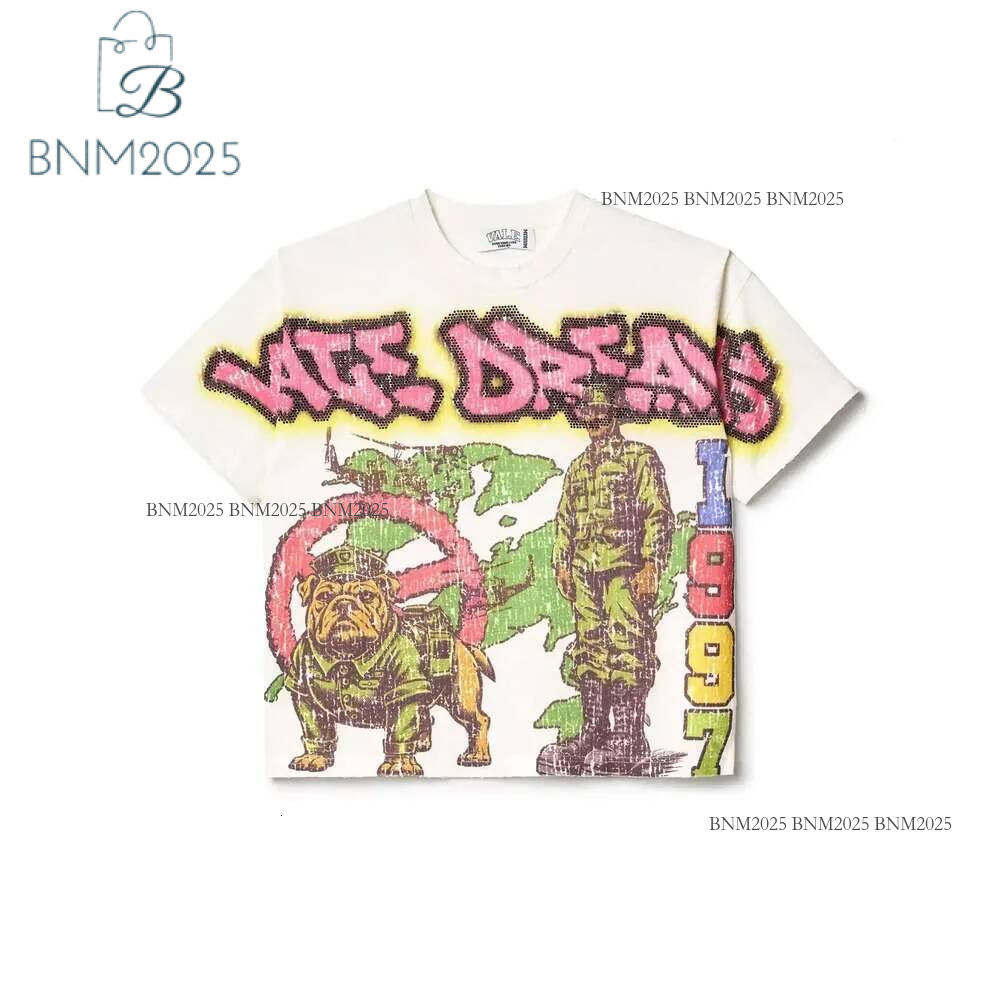 Valley T Shirt Large Graphic Oversized Y2k High Harajuku Vintage Gothic American Washing Cotton Short Sleeve T-Shirt Men's Clothing b6c