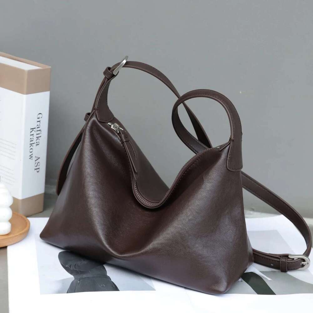 Genuine Leather Fashion Women's Shoulder Crossbody Bags Designer High Quality Casual Large Capacity Ladies Bag