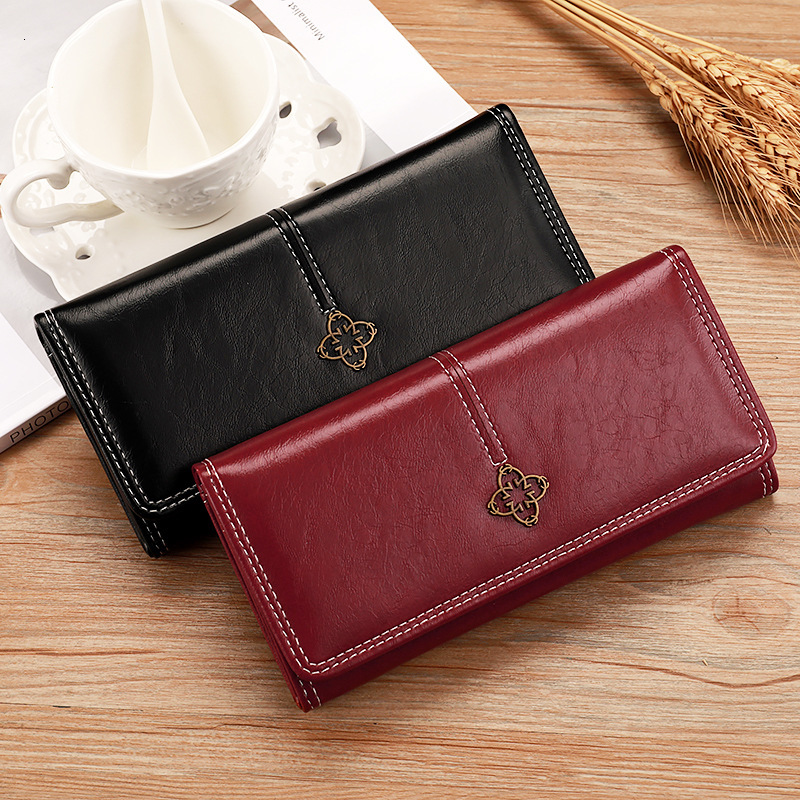 Free Shipping 2025 New Designer Bag Exquisite Women's Long Wallet Multifunctional Large Capacity Multi Card Slot Card Bag Practical Leather Phone