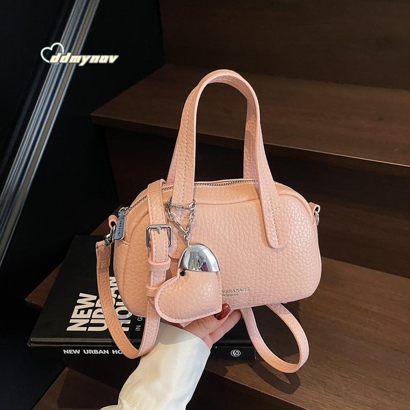 Trendy Handbag for Women 2025 Spring Summer New Fashion Versatile Fashionable Lychee Pattern Shoulder Crossbody Underarm Bag ddmynov
