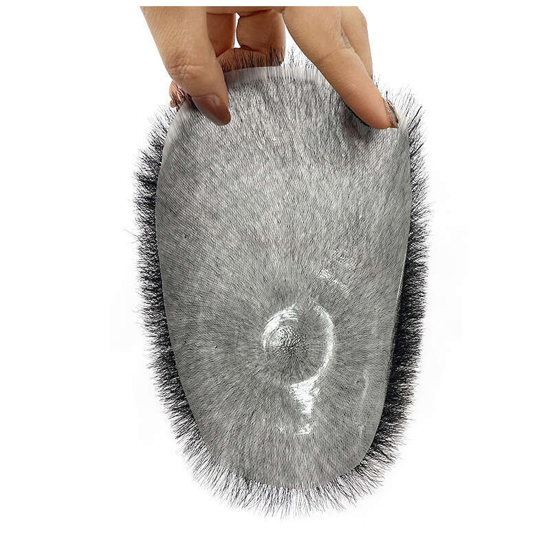 Biological Scalp Piece Guo Degang Hairstyle Bald Men's Wig Real Top Hair Patch