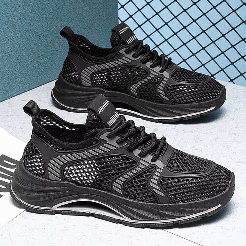 Cross-border Large Mesh Hollow Men's Wading Versatile Fashion Casual Sports Running Shoes for Men
