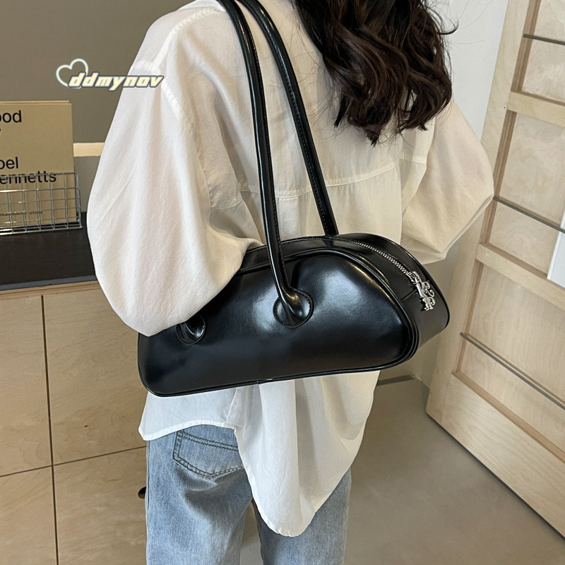 Large Capacity Korean Baguette Underarm Bag for Women 2024 Spring Summer New Trend Same Style Single Shoulder Handbag ddmynov