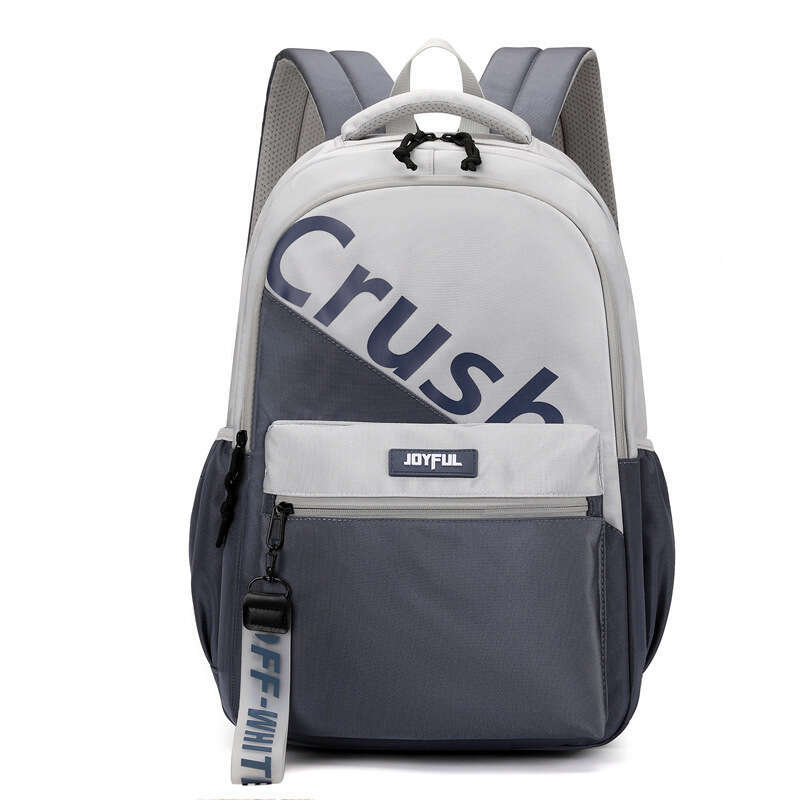 New Style INS Casual Junior High School Student Backpack Unisex Campus Lightweight Burden-Reducing Double Shoulder Bag