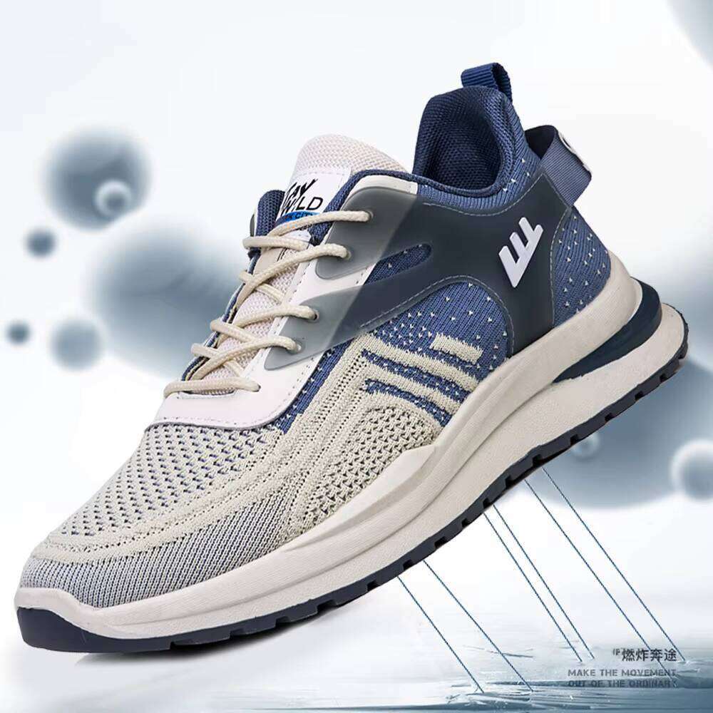 New Flying Weave Breathable Casual Sports Running Men's Shoe