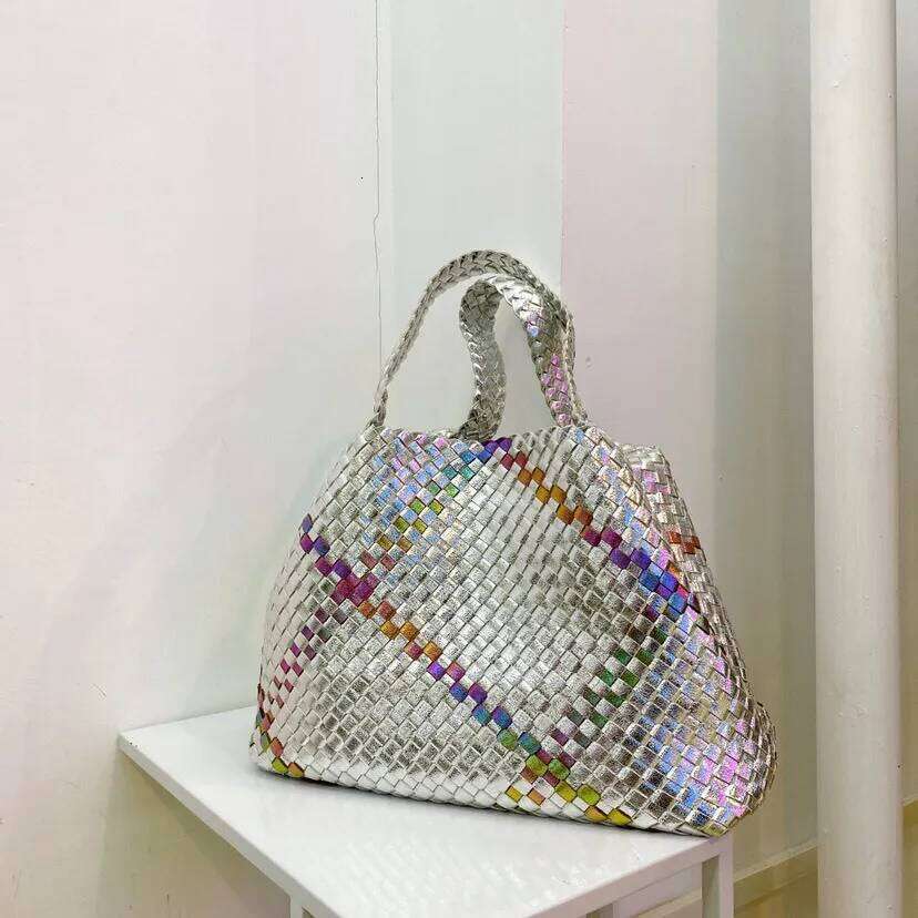 XIYUAN Lady Woven Large Capacity Tote For Women 2023 Designer Soft Leather Handbag Quality Handbags Big Shoulder Bag