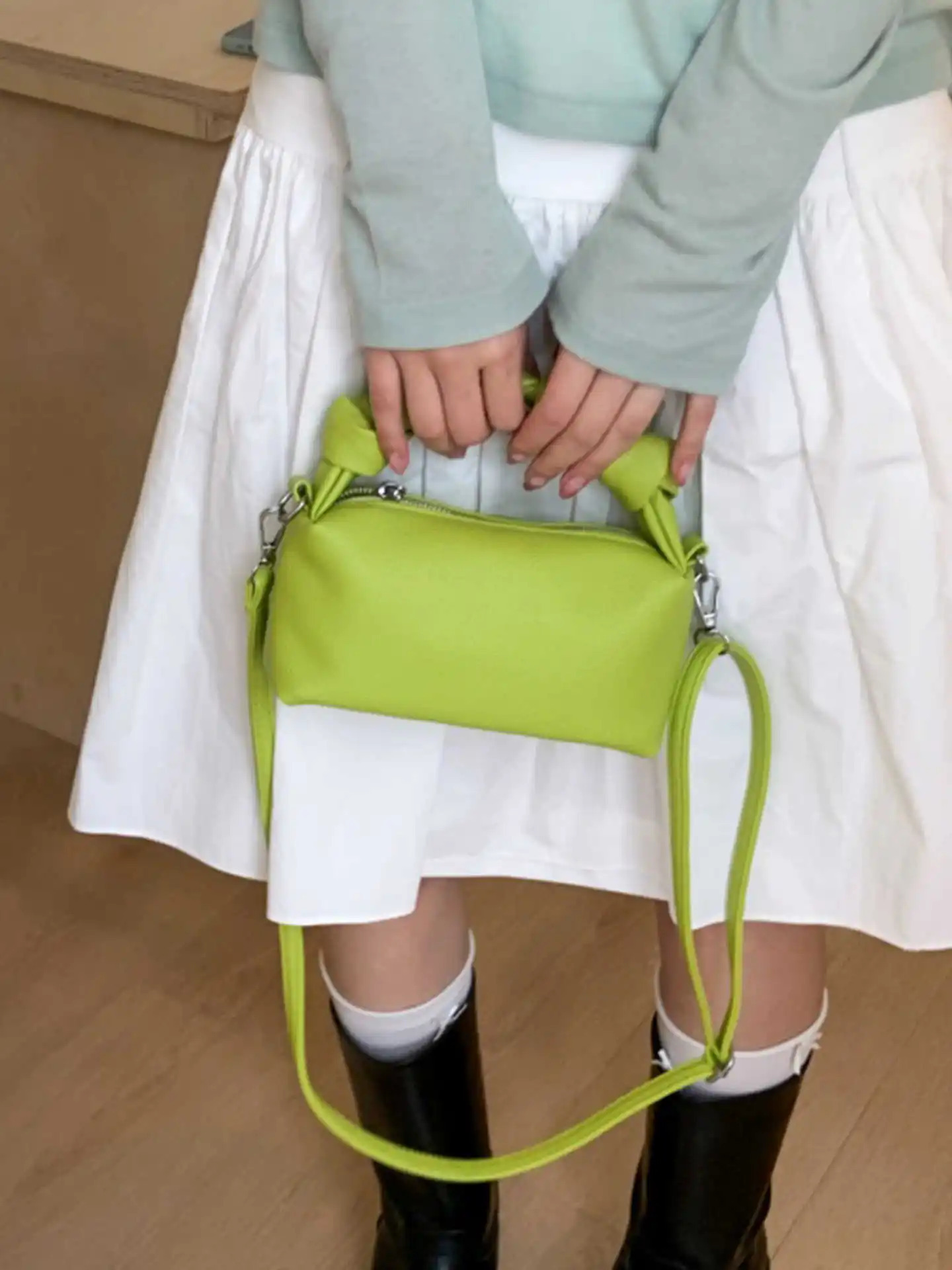 y ner Green Womens Handbags Summer Versatile Temperament Commute Crossbody Bags Fashion Niche Pillow Bags 250605