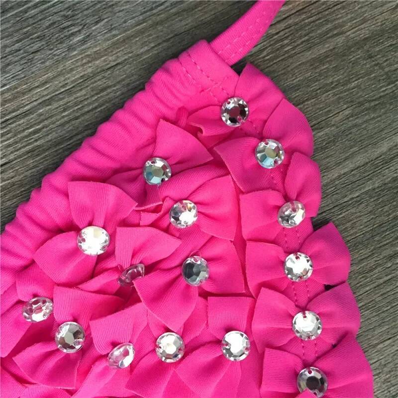 5-12 Years Children Bow Girls Swimwear Baby Kids Biquini Infantil Swimsuits Bikini Girl 2020 New Summer Bathing Suit