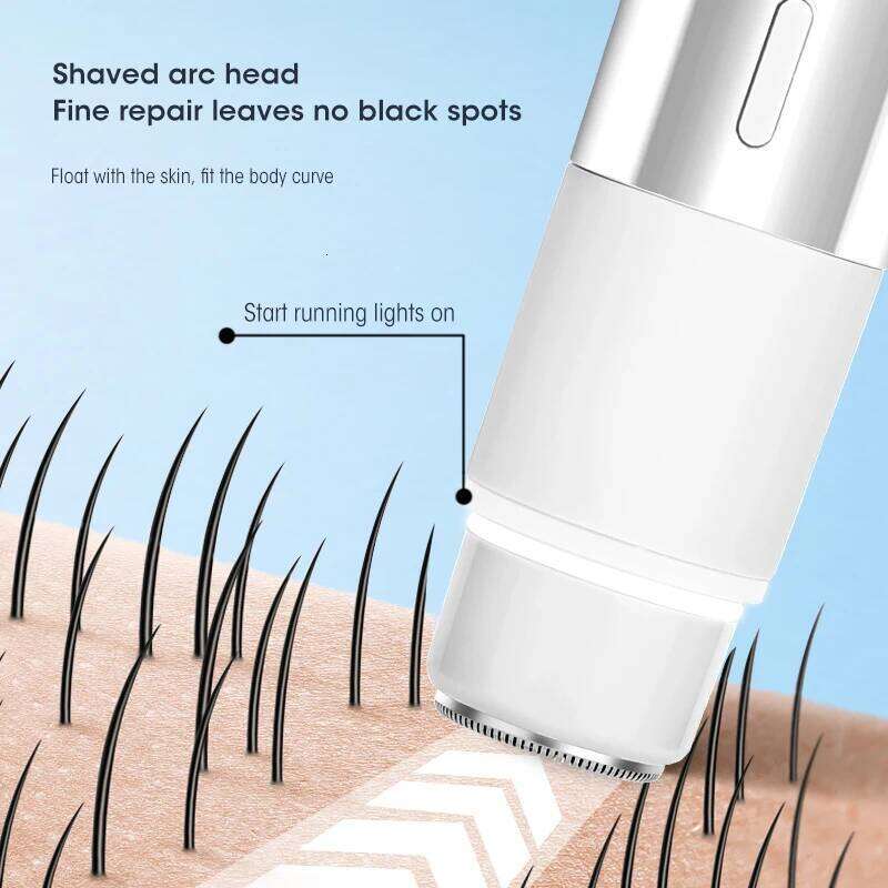 RESUXI 3 in 1 Lady Shaver Set LCD Digital Device Trimmer Multi-functional Bikini Area Full Body Hair Removal