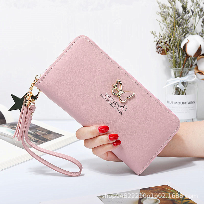 Free Shipping 2025 New Designer Bag Women's Long, Large Capacity Single Zipper Wallet Multifunctional With Card Slot Coin Bag Exquisite And Pract