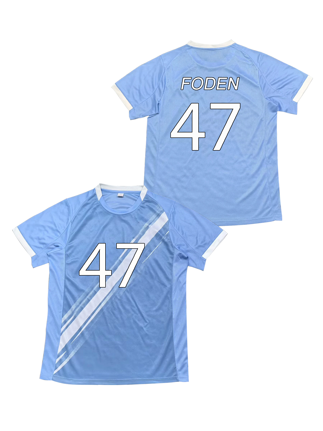 2025-2026 Stadium England Club Home Replica Soccer Jeresys 9 Haaland 10 Grealish 47 Foden 20 Silva 17 De Bruyne 16 Rodri 2 Walker 3 Dias 6 Ake Gvardio