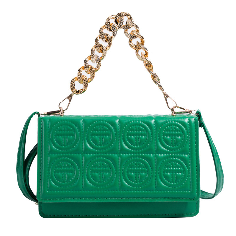 Free Shipping New Designer Luxury Wallet Bag For 2025 Women's Bag Textured Shoulder Crossbody Handbag Small Square Embossed Fashion Commuter Whol