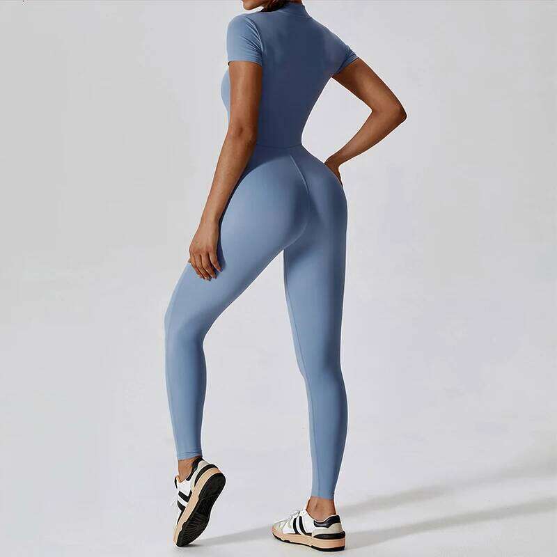 Summer Yoga Clothes Suit Workout Sports Bodysuits Gym Set Women Training Siamese Fiess Jumpsuit Female Sportswear