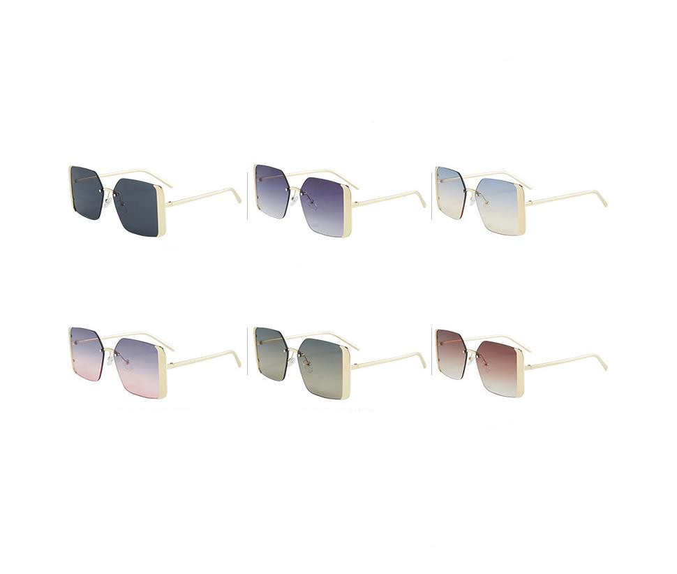 Designer Sunglasses For Women Men Fashion Sunglasses Luxury Polarized Lens Goggle Pilot PC Frame Oversized UV400 Eyewear Luxury Style Sunglasses DA032