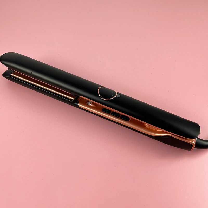 Professional Flat Iron Negative Ion Ceramic Hair Straightener Electric Fast Heat-Up Salon Styling Straightener Iron W250610