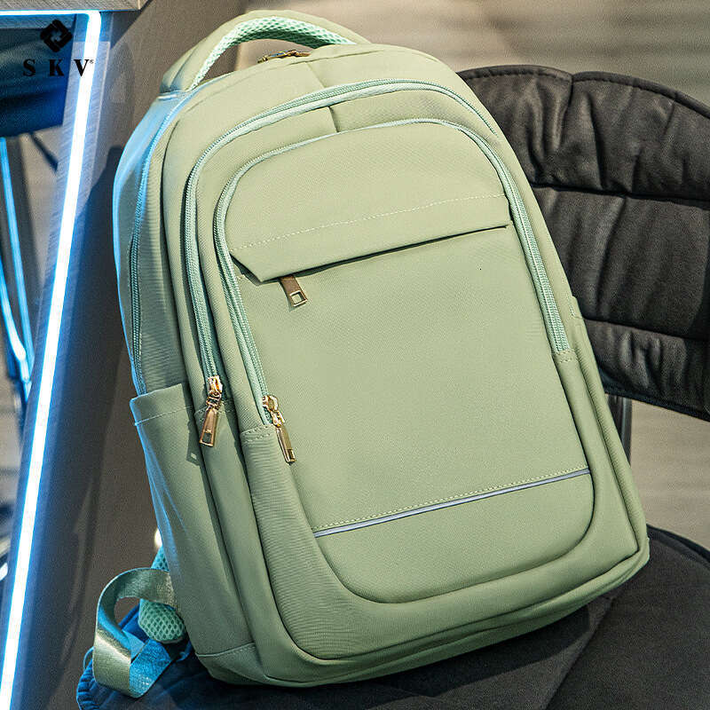 Simple Style For Women High-End Large Capacity Ladies Korean Version Water-Resistant Student School Bag Laptop Backpack