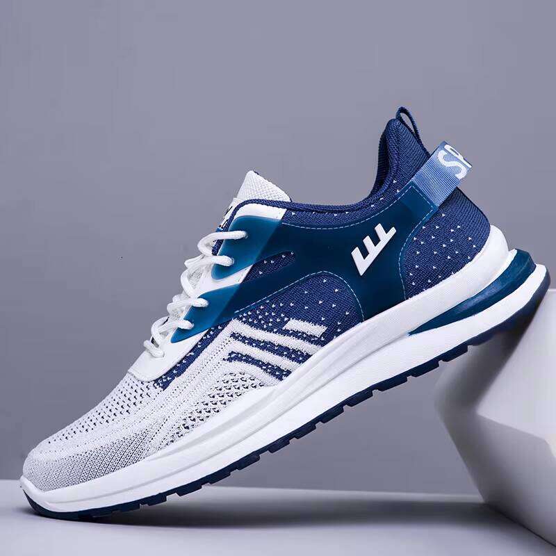 New Flying Weave Breathable Casual Sports Running Men's Shoe