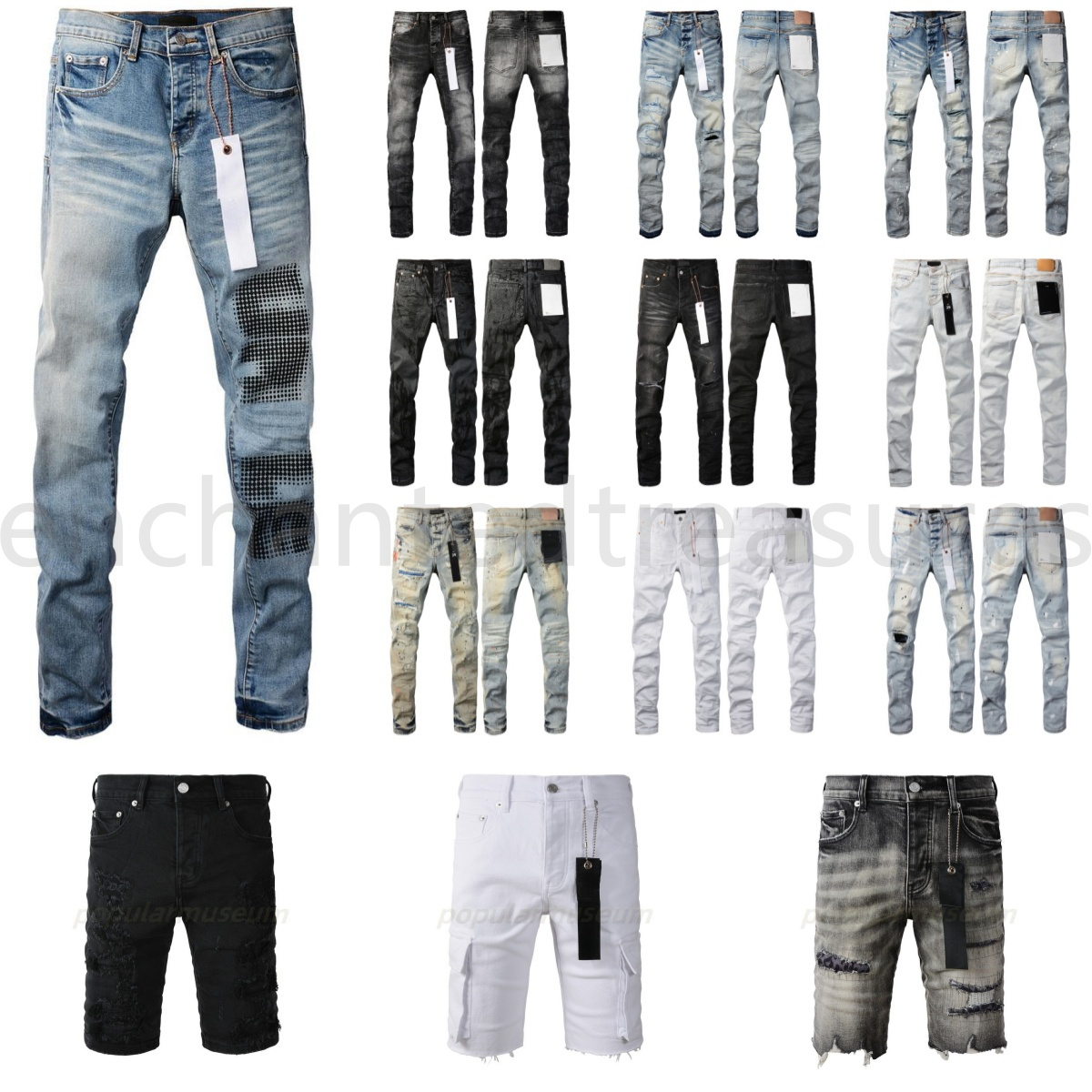 High quality designer jeans for mens denim shorts baggy jeans men jean shorts designer pants slim fit jeans designers mens black jeans pur y2k jeans for men