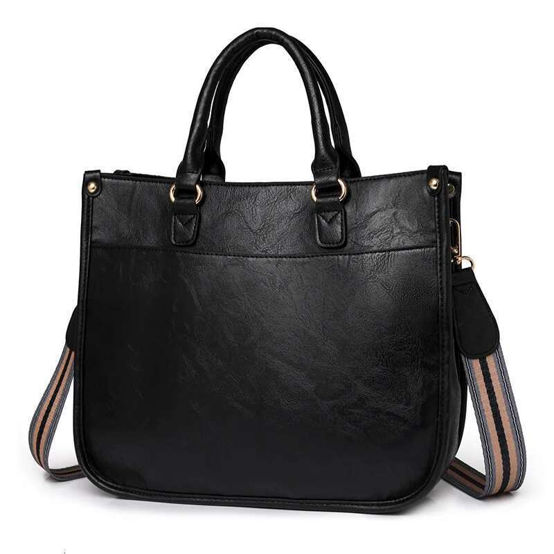Designer Luxury 2025 New Casual Retro Women's Crossbody Daily Handbag Briefcase Fashion PU Leather Commuting Shopping Shoulder Bag For Women
