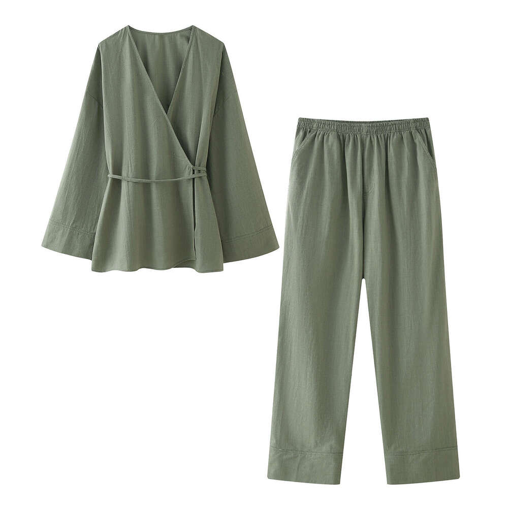 Spring New Style Textured Double Collar Kimono-Style Outerwear27743pants27431 B5