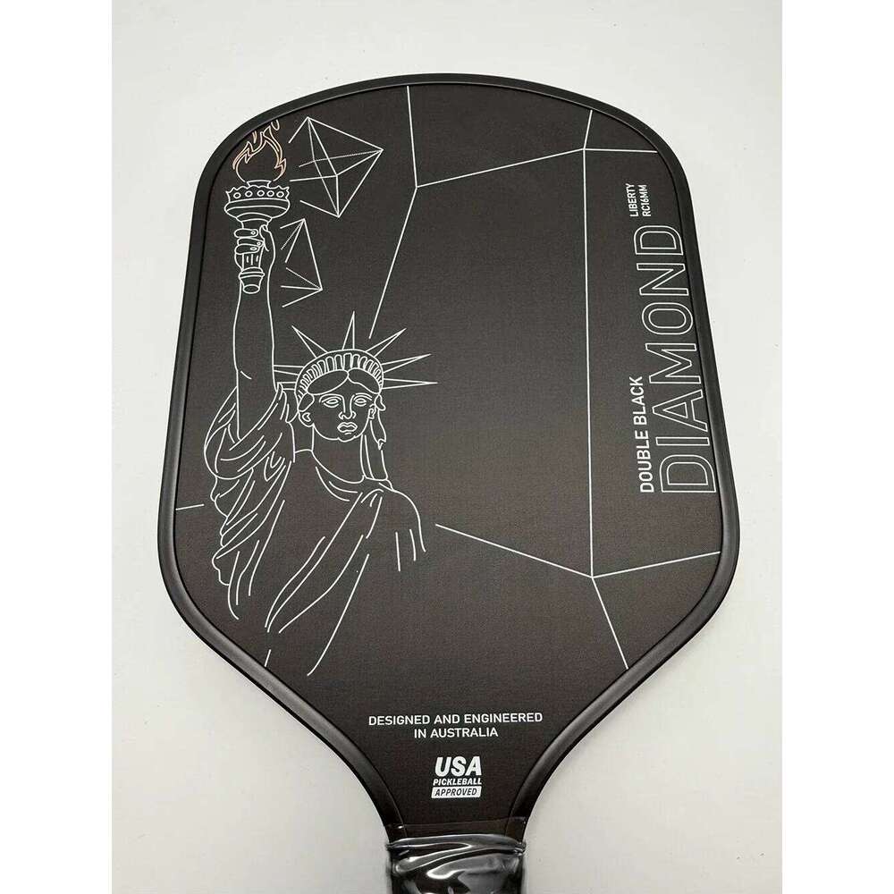 USAPA Standard Approved Double Black Dia liberty RC 16mm Thermoforming Professional Pickleball Paddle