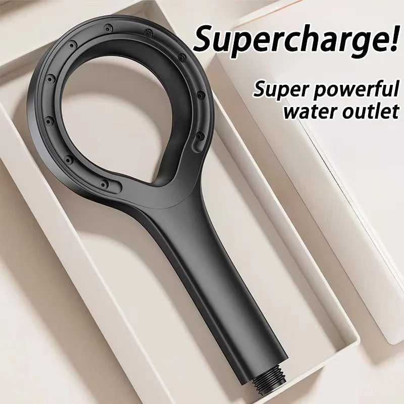 Powerful Hollow Shower Spray Technology Sensing Shower High Pressure Handheld Shower Head Set Bathroom Accessories M250610