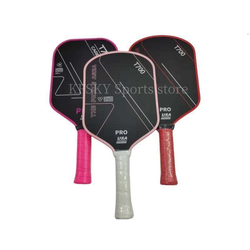USAPA Approved T700 Carbon Fiber Pickleball Paddle Cold Cut Custom Honeycomb Core 16mm Thickness for Training Entertainment