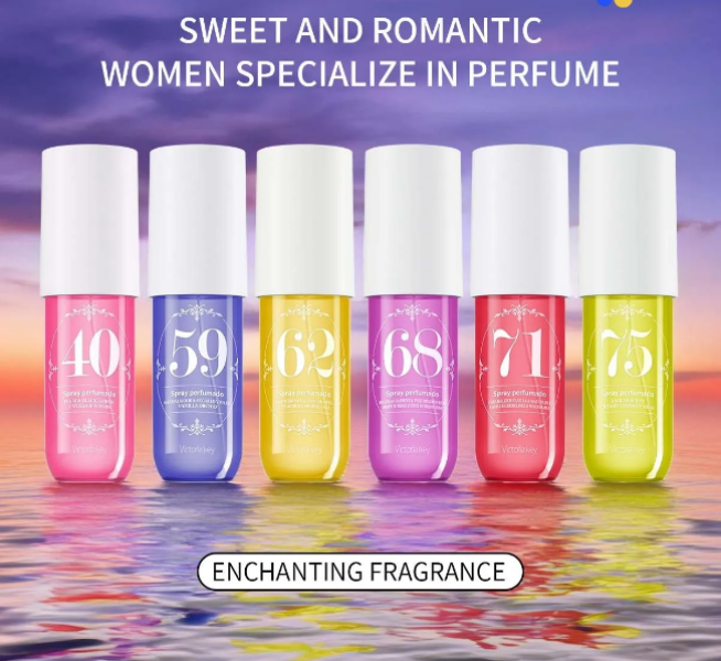 Brazilian CHEIROSA PERFUME MIST SET Face cream Body wash Lipstick Perfume 68 62 40 59 Gift Set BRUME PARFUME Body mist spray