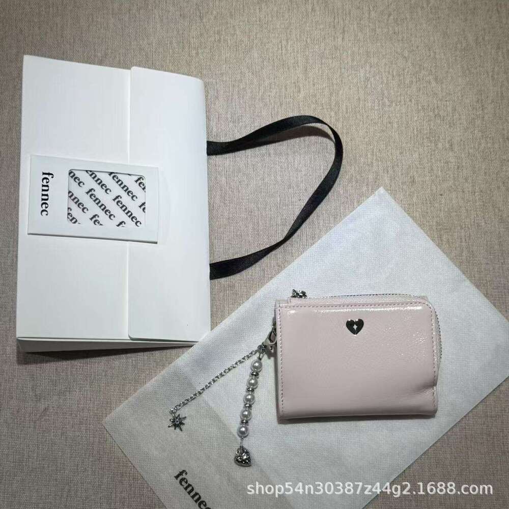 Niche Fennec Short New Korean Version Fashion Simple Heart-shaped Coin Purse for Women 70% off Multi-card Slot Wallet