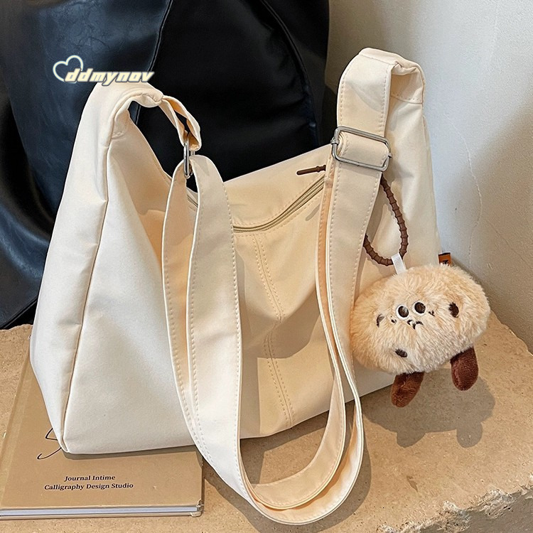 Women's Spring Summer New Crossbody Versatile Simple Shoulder Bag Korean Style College Student Commuter Backpack ddmynov