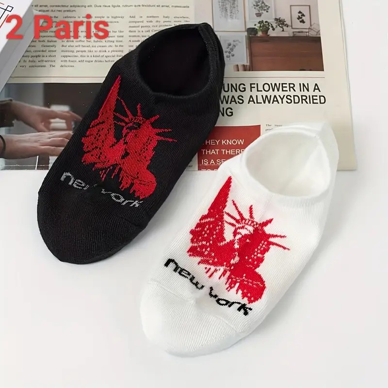 Spring/Summer Ladies' Invisible Footwear: Elegant Portraits On Seamless Black and White Sock Pairs