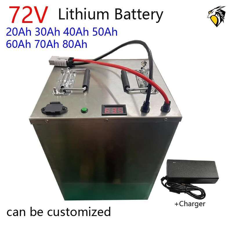72V 20AH 30AH 40Ah 50AH 60AH 70AH 80Ah Lithium -ion battery with BMS for motorcycle electric car pedal energy golf cart