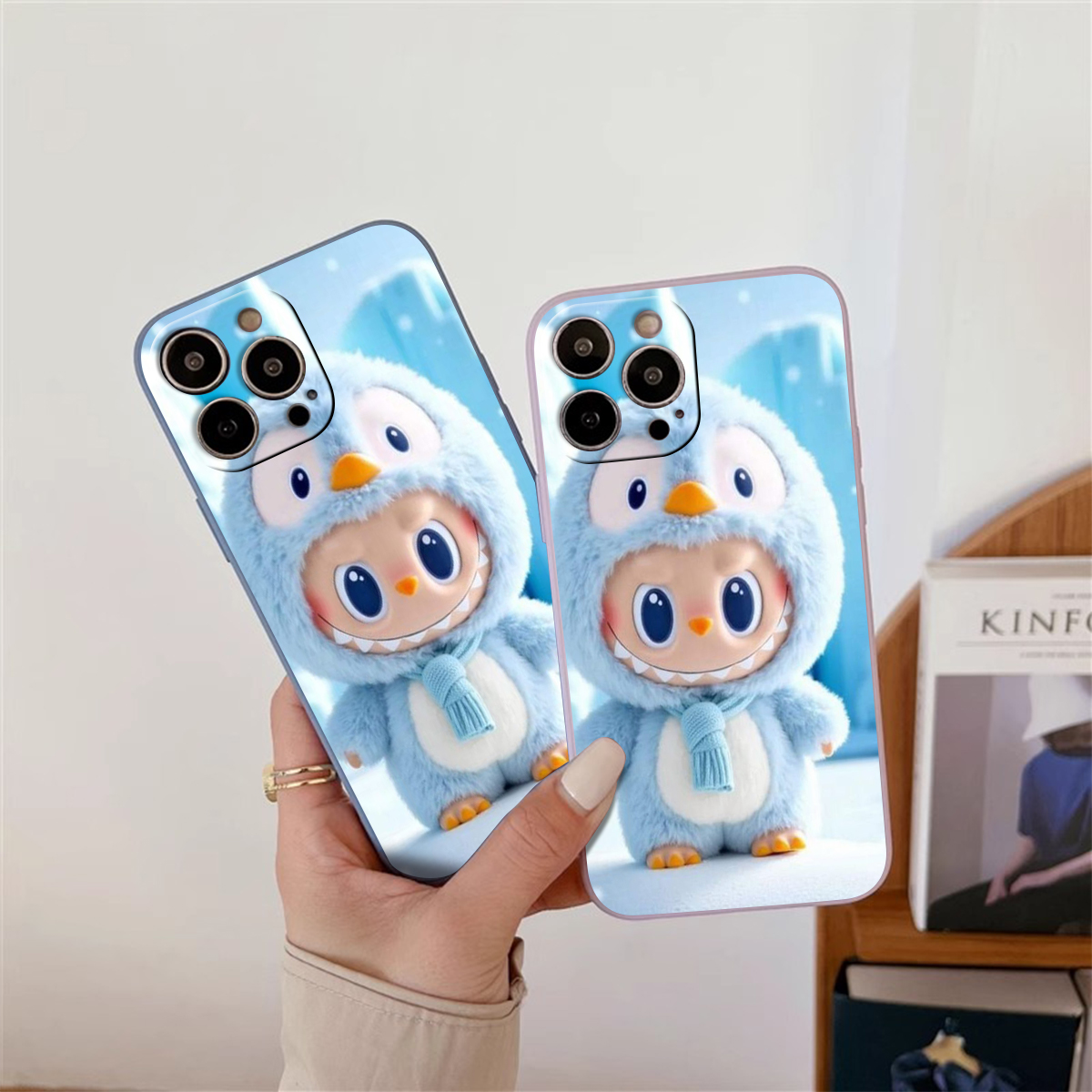 Labubu Cartoon Design Protective Case for Multiple Samsung Models - Durable Phone Cover