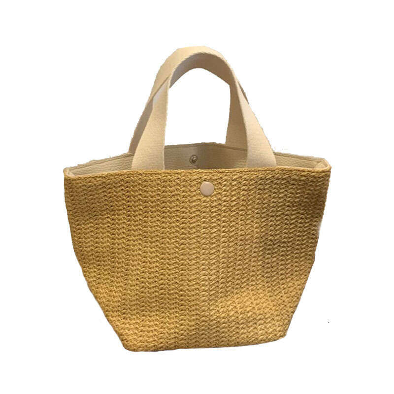 () Woven Straw Summer Beach Vacation Bag