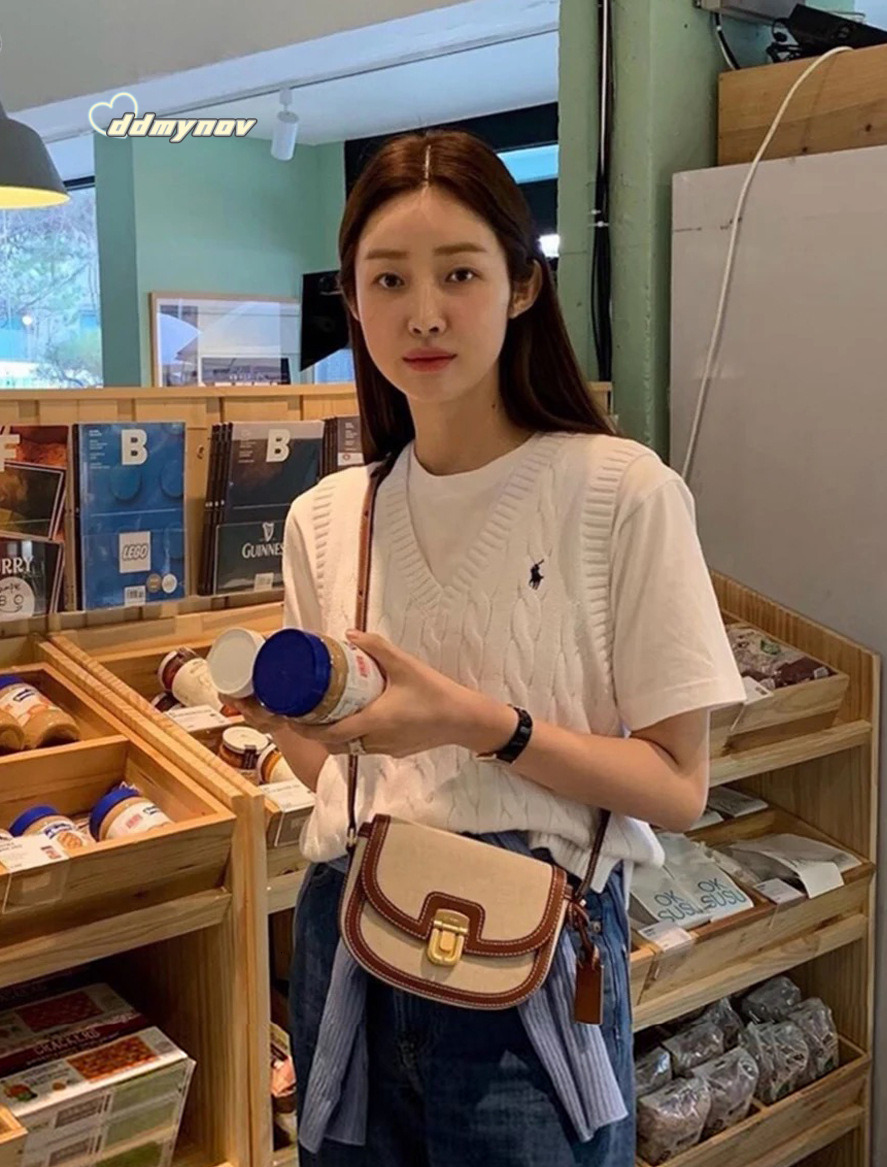 2025 Autumn New Korean INS Niche Color-Block Single Shoulder Crossbody Saddle Versatile Underarm Small Bag for Women ddmynov