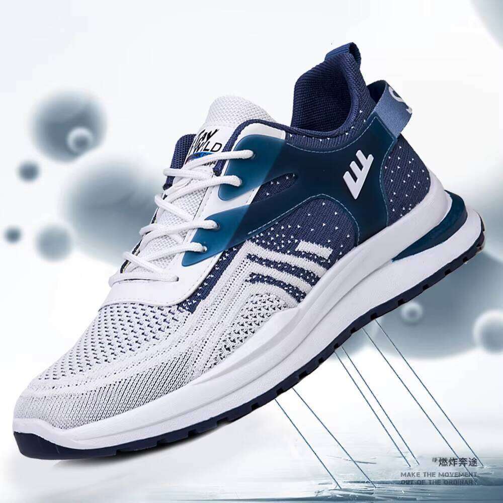 New Flying Weave Breathable Casual Sports Running Men's Shoe