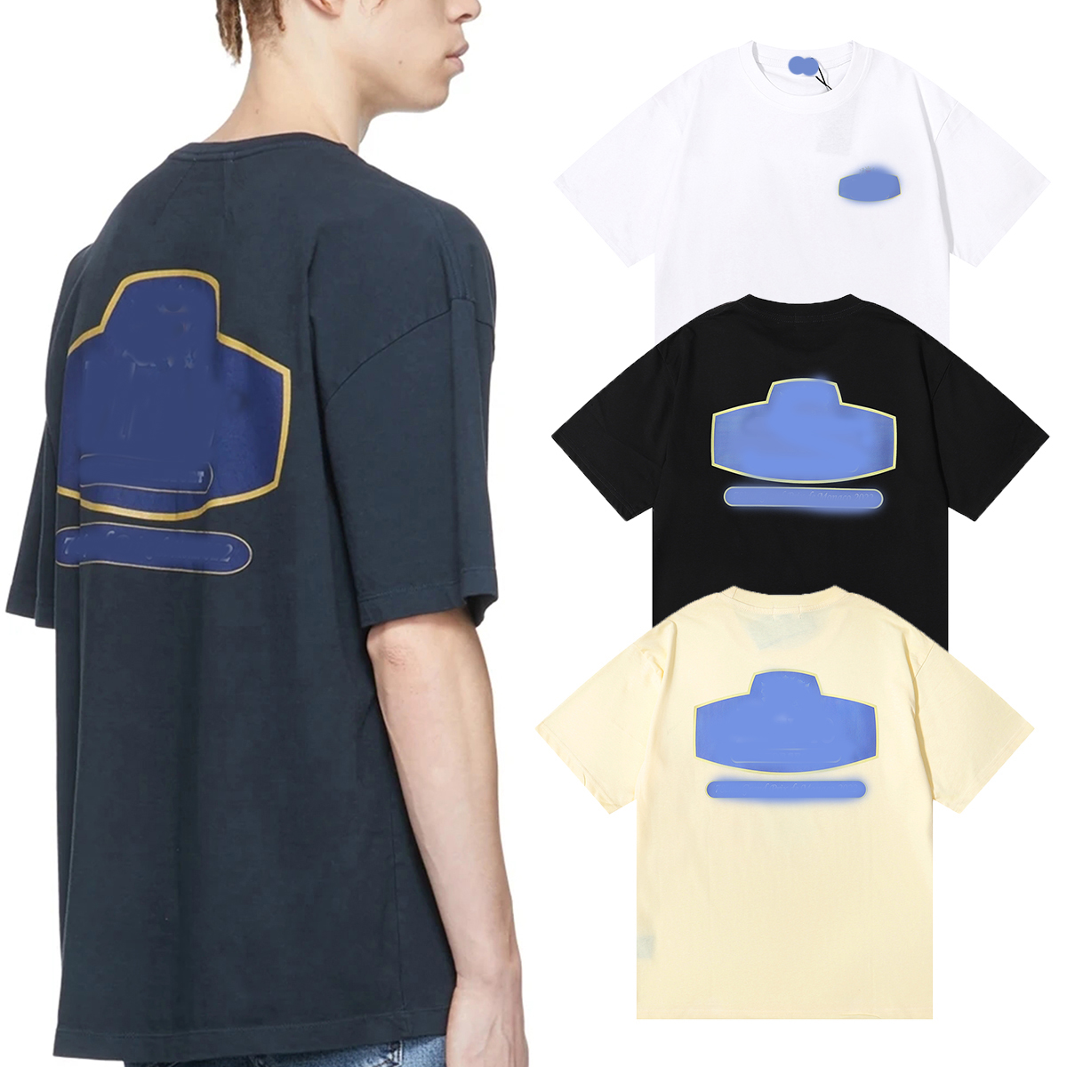 Top Craftsmanship shrit Mens T Shirts Summer Fashion Designer Tshirts Street Casual Short Sleeve Beach Style Tees Cotton Printing Shirt size S-xl
