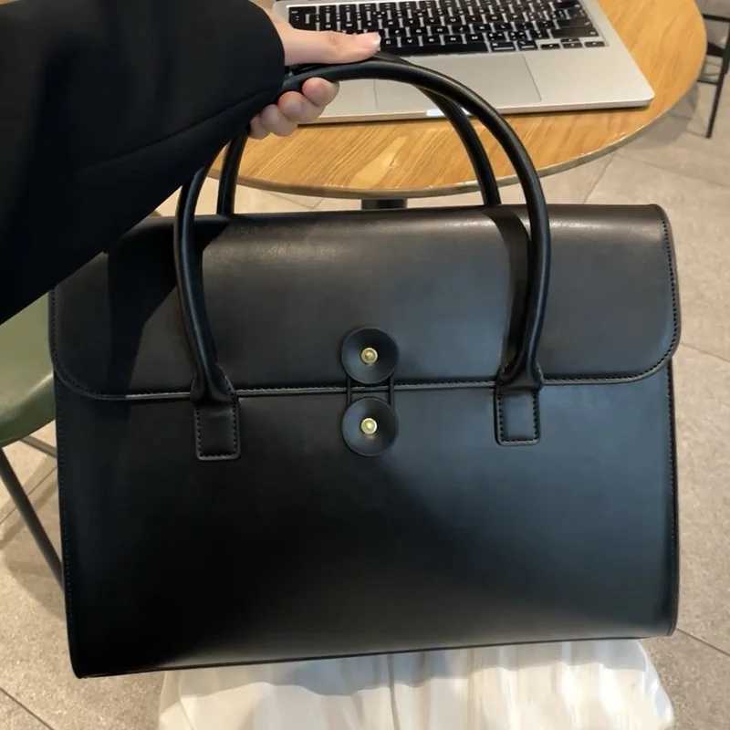Vintage Women Laptop Briefcase 16 inches Computer Bag Business Document Organizer Ipad Totes Pu leather Ladies Handbag black W250610