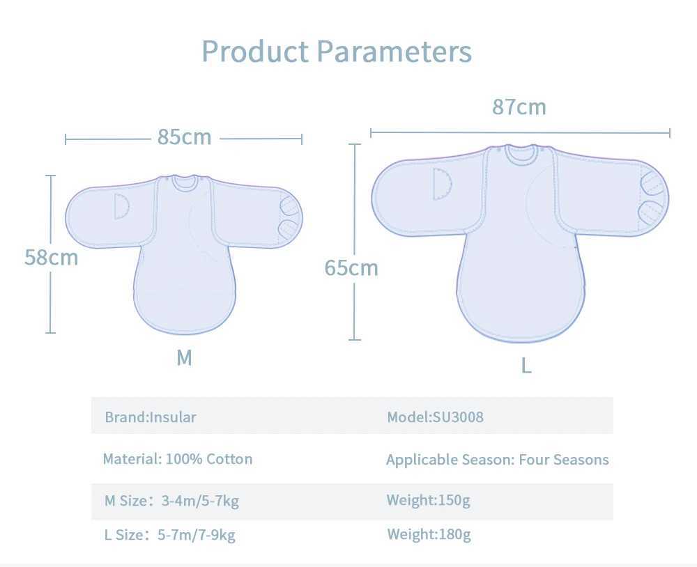 Insular Newborn Baby Wrapped Anti Startle Baby Blanket Summer Thin Baby Swaddling Artifact Universal In All Seasons Comfortable y250610G9A3