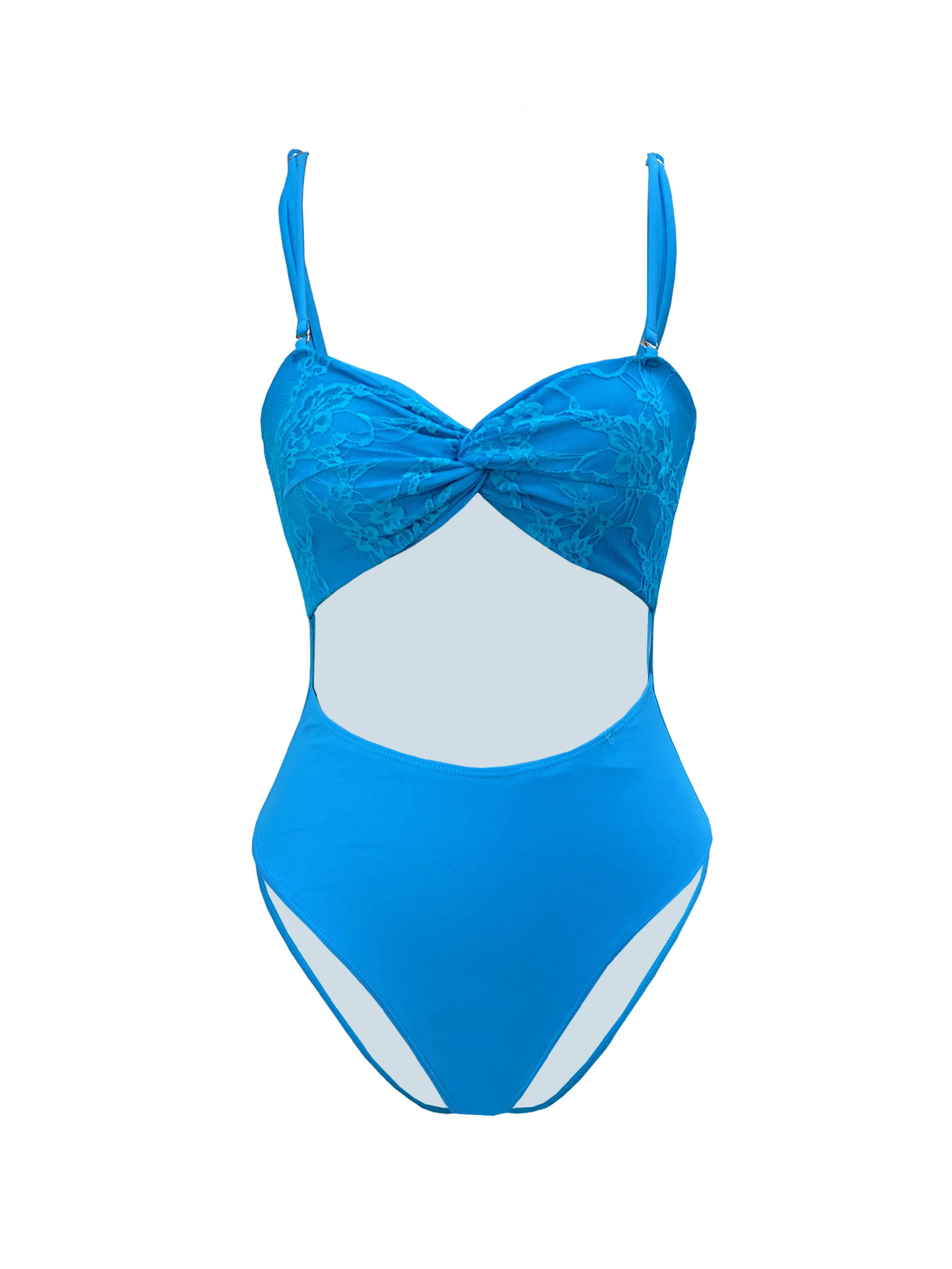 Fashion Lace Bikini And Long Skirt Women 3/4 Pc Swimsuit 2025 Sexy See Through Biquni Lady Beachwear Outfit Female Dress Set