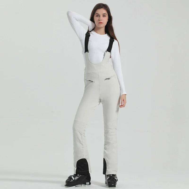2025 New Skiing Pants Winter Female Slim Snow Trousers Outdoor Mountain Snowboard Jumpsuits Women Sport Windproof Ski Overalls