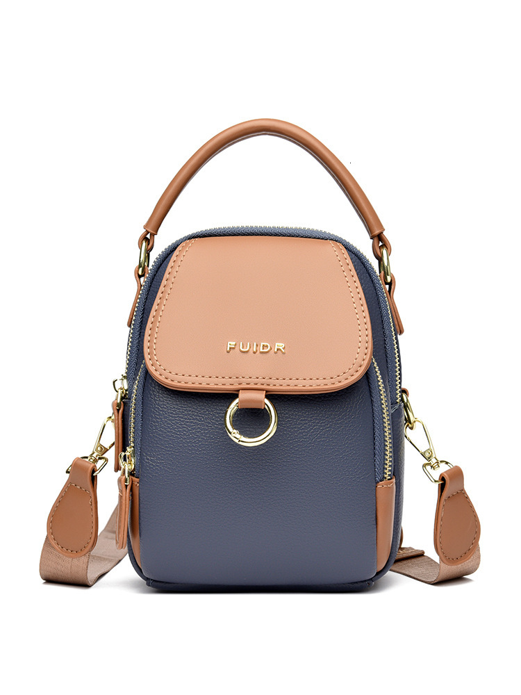 Free Shipping Designer Mom Bag 2025 New Versatile Small Crossbody Bag For Women Color-block Shoulder Luxury Handbag Casual Trendy Phone Bag