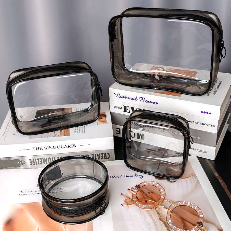 PVC Large Capacity Transparent Makeup Summer Toiletry Storage Bag For Women Cosmetics OEM Available
