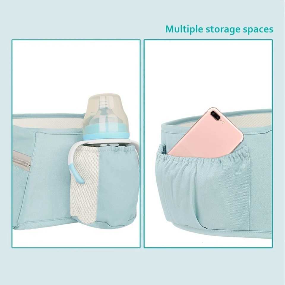 Baby Carrier 6-in-1 Baby Carrier With Waist Stool Baby Carrier With Hip Seat For Breastfeeding One Size Fits All - Adapt To N y250610W2G1