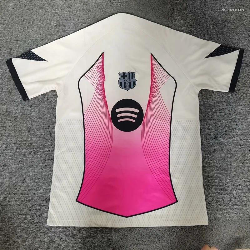 Men's T Shirts Barce10na Bright Blue Special Edition Fans Version Training T-shirt Going Out Sports Travel Casual Loose Breathable