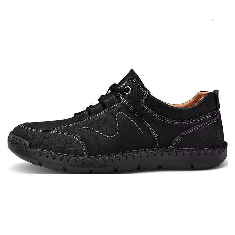 Men's New Cowhide Casual Shoes Large Outdoor