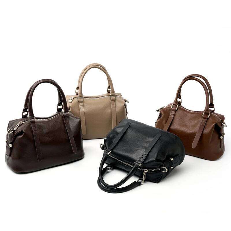 Hifashion Vintage Genuine Leather Handbags For Women 2025 Trend Designer Top Handle Satchel Work Ladies Shoulder Crossbody Bags