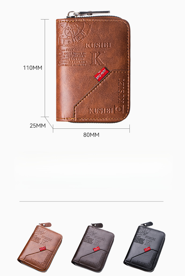 Free Shipping 2025 New Designer Bag With Genuine Leather Texture Zipper Retro Wallet Fashionable Exquisite And Practical Coin Purse High-quality Card 